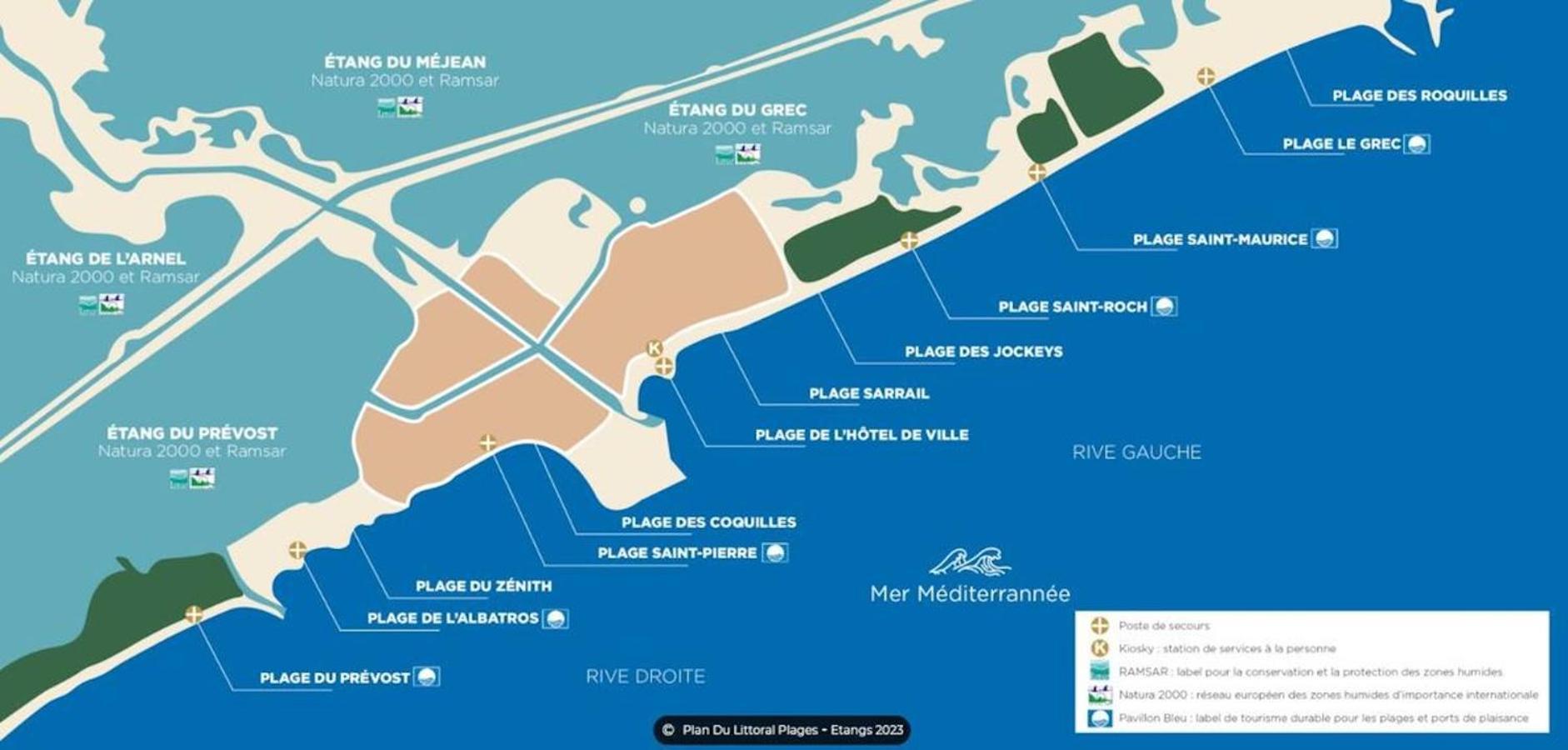 Les Sables De Palavas - T2 A 50M De La Plage - Clim, Wifi Экстерьер фото